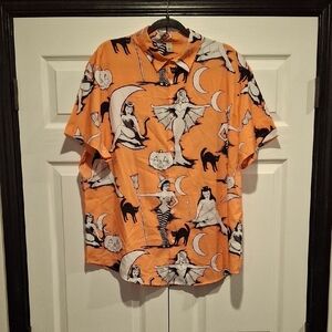 Halloween Themed Orange Shirt